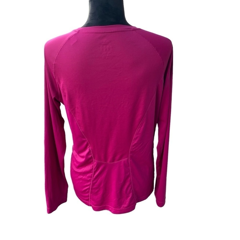 Adidas ladies activewear X-Large. Pull over long sleeve wine purple in color GUC - Picture 5 of 11